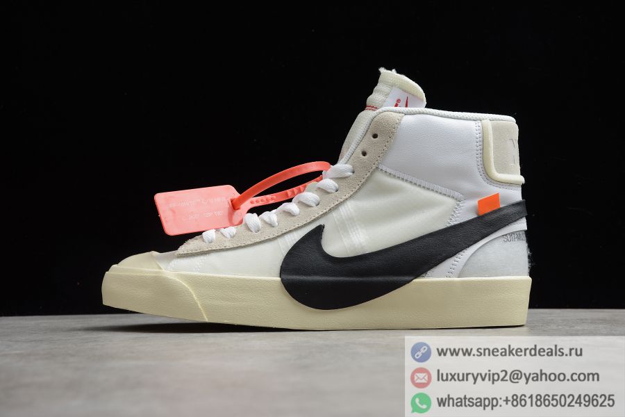 Nike Blazer Mid Off-White AA3832-100 WHITE Unisex Shoes